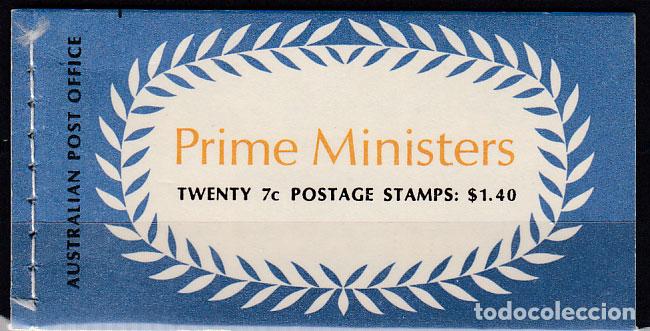 Selos: Australia - Correo 1972 Yvert 457/60 Carnet ** Mnh Personajes