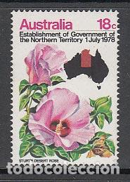 Selos: Australia - Correo 1978 Yvert 635 ** Mnh Flores