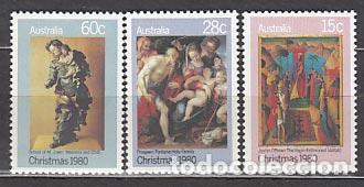 Selos: Australia - Correo 1980 Yvert 718/20 ** Mnh Navidad