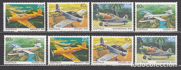 Selos: Australia - Correo 1980 Yvert 722/5 ** Mnh Aviones