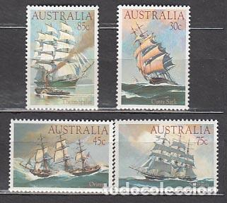 Selos: Australia - Correo 1984 Yvert 857/60 ** Mnh Barcos