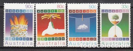 Selos: Australia - Correo 1985 Yvert 907/10 ** Mnh