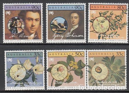 Selos: Australia - Correo 1986 Yvert 936/41 ** Mnh Plantas