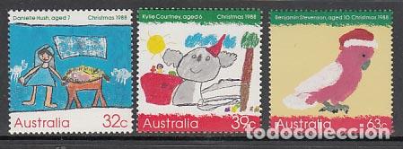 Briefmarken: Australia - Correo 1988 Yvert 1103/1105 ** Mnh Navidad