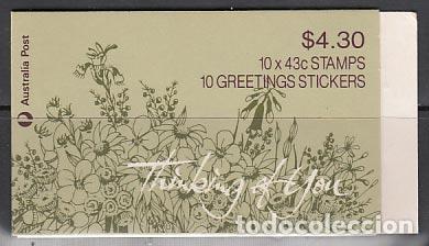 Briefmarken: Australia - Correo 1990 Yvert 1183a Carnet ** Mnh Flores