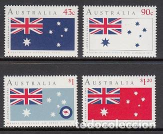 Briefmarken: Australia - Correo 1991 Yvert 1195/98 ** Mnh Banderas