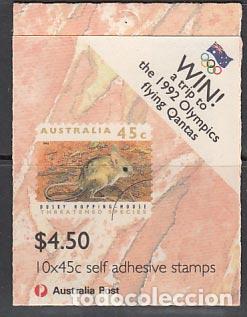 Briefmarken: Australia - Correo 1992 Yvert 1249B Carnet ** Mnh Fauna