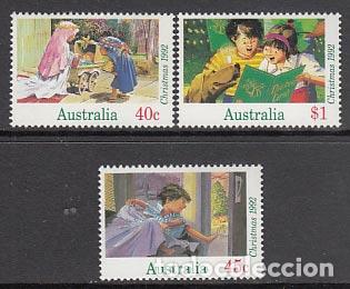 Sellos: Australia - Correo 1992 Yvert 1284/6 ** Mnh Navidad