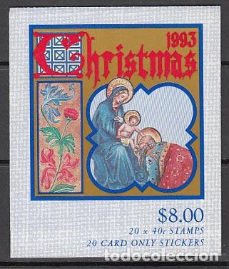 Sellos: Australia - Correo 1993 Yvert 1336a Carnet ** Mnh Navidad