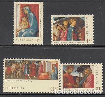 Sellos: Australia - Correo 1994 Yvert 1403/1406 ** Mnh Navidad