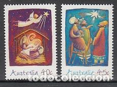 Sellos: Australia - Correo 2002 Yvert 2076/7 ** Mnh Navidad