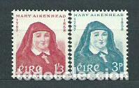 Sellos: Irlanda - Correo 1958 Yvert 138/9 ** Mnh Personaje