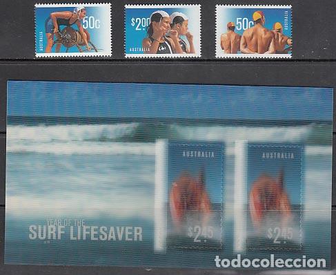 Briefmarken: Australia - Correo 2007 Yvert 2673/6+Hb 97 ** Mnh Deportes