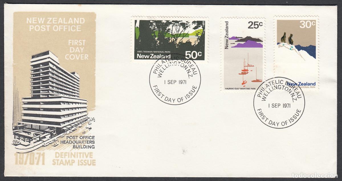 Briefmarken: Australia Sobres Primer Dia FDC Yvert 545/547 - Paisajes 1971