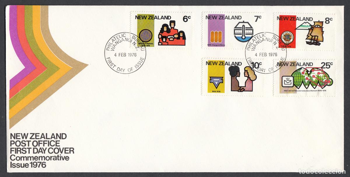 Briefmarken: Australia Sobres Primer Dia FDC Yvert 654/658 - Conmemorativo 1976