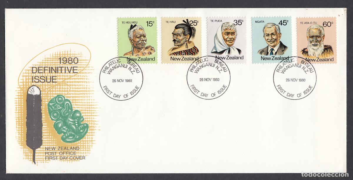Briefmarken: Australia Sobres Primer Dia FDC Yvert 781/785 - Personajes 1980