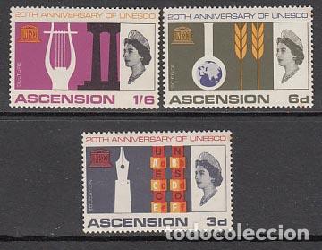 Briefmarken: Ascension - Correo Yvert 113/5 (*) Mng UNESCO