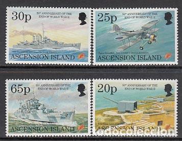 Briefmarken: Ascension - Correo Yvert 632/5 ** Mnh Aviones barcos