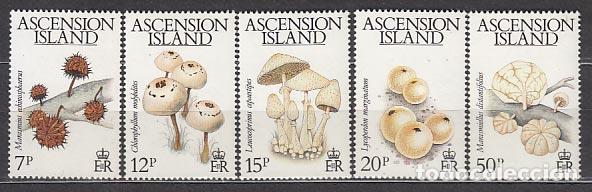 Timbres: Ascension - Correo Yvert 331/5 ** Mnh Flores
