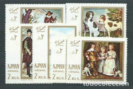 Timbres: Arabia Sud Este (Ajman) - Yvert Aereo 32 ** Mnh Pinturas