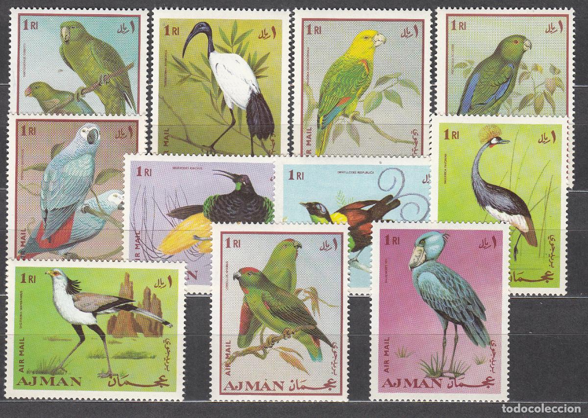 Timbres: Arabia Sud Este (Ajman) Yvert Aereo 54 ** Mnh Fauna - Aves