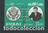 Timbres: Arabia Sud Este (Dubai) - Yvert Aereo 62 s/d ** Mnh Kennedy