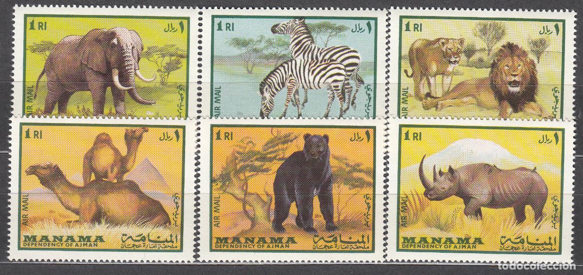 Timbres: Manama Aereo Yvert 19 ** Mnh Fauna