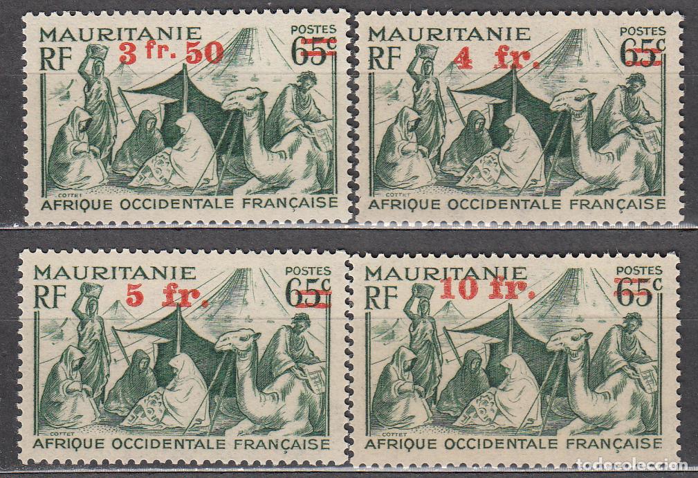 Timbres: Mauritania Correo Yvert 133/36 sin 137 ** Mnh