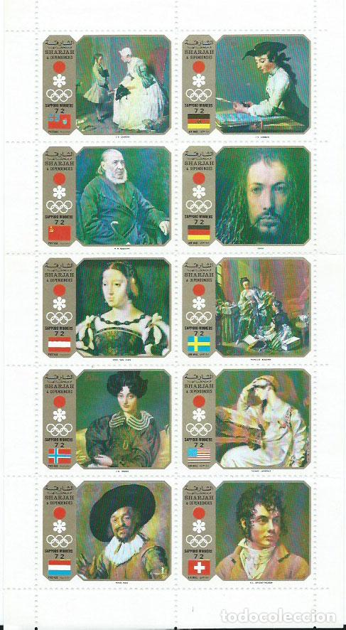Timbres: Arabia Sud Este (Sharjah) - Correo 953/62 Michel ** Mnh Pinturas