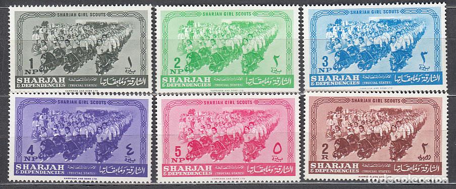 Timbres: Arabia Sud Este (Sharjah) - Correo Yvert 54/9 * Mh