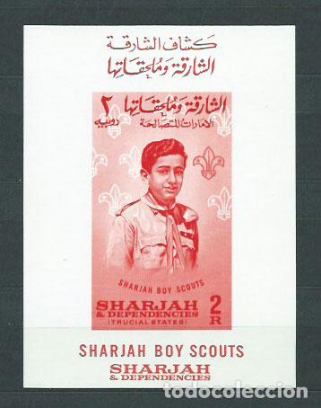 Timbres: Arabia Sud Este (Sharjah) - Hojas Yvert 9 * Mh