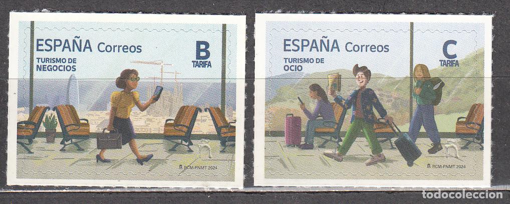 Timbres: Espa&ntilde;a II Centenario Correo 2024 Edifil 5716/17 ** Mnh Negocios y Ocio