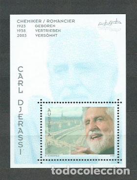 Timbres: Austria - Hojas Yvert 32 ** Mnh Carl Djerassi