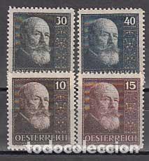 Timbres: Austria - Correo 1928 Yvert 374/7 ** Mnh Personajes