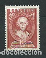 Timbres: Austria - Correo 1951 Yvert 799 * Mh Personaje Pintor