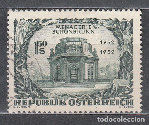 Briefmarken: Austria - Correo 1952 Yvert 813 usado Parque zoologico