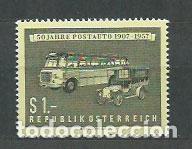 Briefmarken: Austria - Correo 1957 Yvert 867 ** Mnh Coches