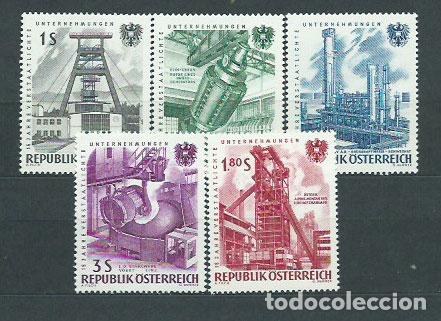 Francobolli: Austria - Correo 1961 Yvert 932/6 * Mh