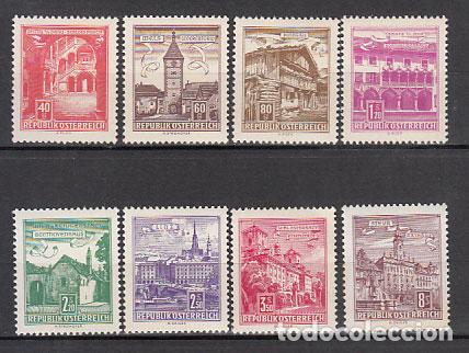 Francobolli: Austria - Correo 1962 Yvert 951A/9AA * Mh Edificios