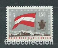 Francobolli: Austria - Correo 1963 Yvert 970 ** Mnh Bandera