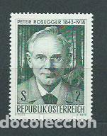 Francobolli: Austria - Correo 1968 Yvert 1097 ** Mnh Personaje