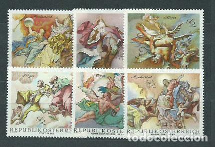 Francobolli: Austria - Correo 1968 Yvert 1108/13 ** Mnh Pintura