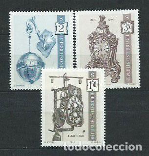 Francobolli: Austria - Correo 1970 Yvert 1157/9 ** Mnh Reloges