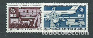 Briefmarken: Austria - Correo 1974 Yvert 1295/96 ** Mnh UPU