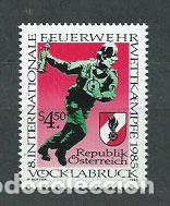 Stamps: Austria - Correo 1985 Yvert 1650 ** Mnh Bomberos