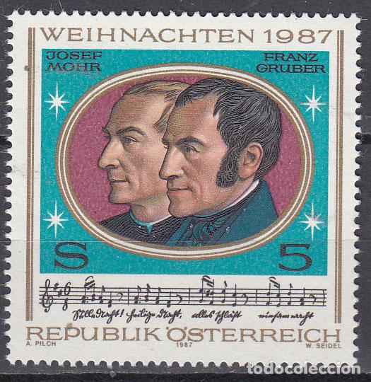 Selos: Austria - Correo 1987 Yvert 1737 ** Mnh M&uacute;sica