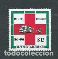 Selos: Austria - Correo 1988 Yvert 1750 ** Mnh Cruz Roja