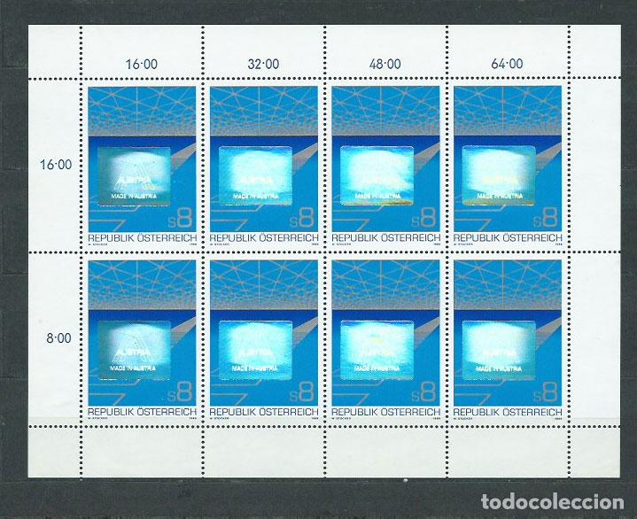 Selos: Austria - Correo 1988 Yvert 1765 minipliego ** Mnh