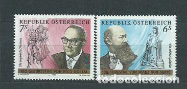 Selos: Austria - Correo 1995 Yvert 1997/8 ** Mnh M&uacute;sica