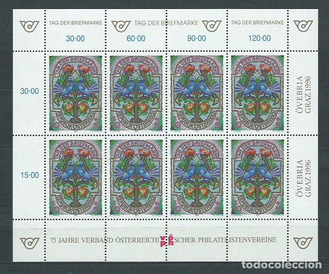 Selos: Austria - Correo 1996 Yvert 2016 Minipliego ** Mnh Dia del Sello
